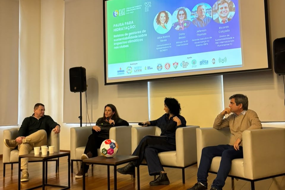 Grêmio participa do 1º Fórum de Futebol e Ciência pelo Clima